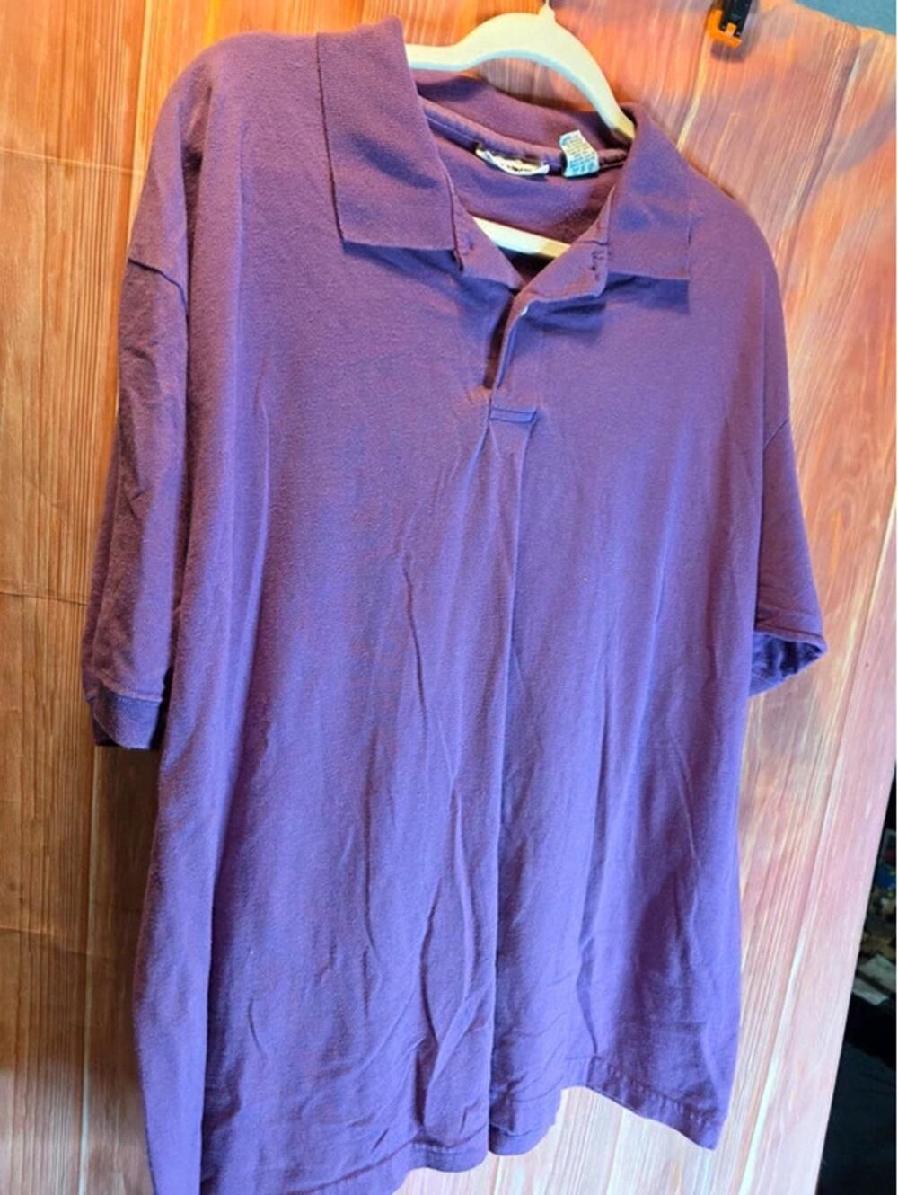 Vintage Sunbelt Made in USA Purple Short Sleeve Polo Shirt XL